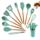 Kit 12 Utensílios de Cozinha em Silicone