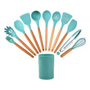 Kit 12 Utensílios de Cozinha em Silicone